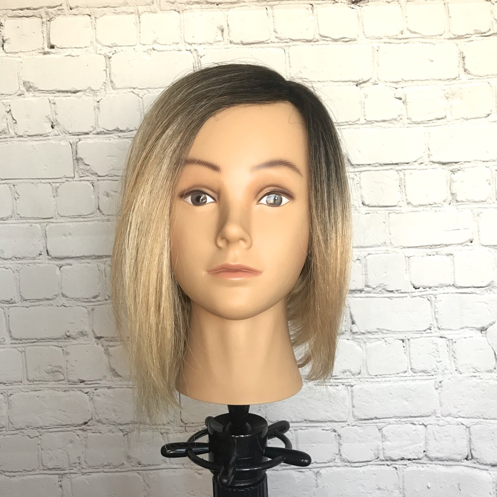 Blonde Rooted Bob